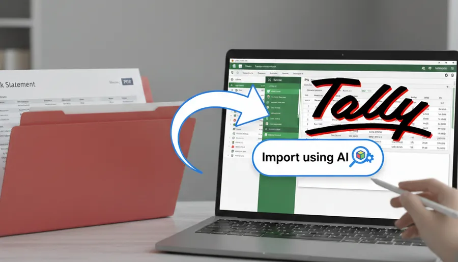 Loupe Factory Tally Prime bank import workflow.